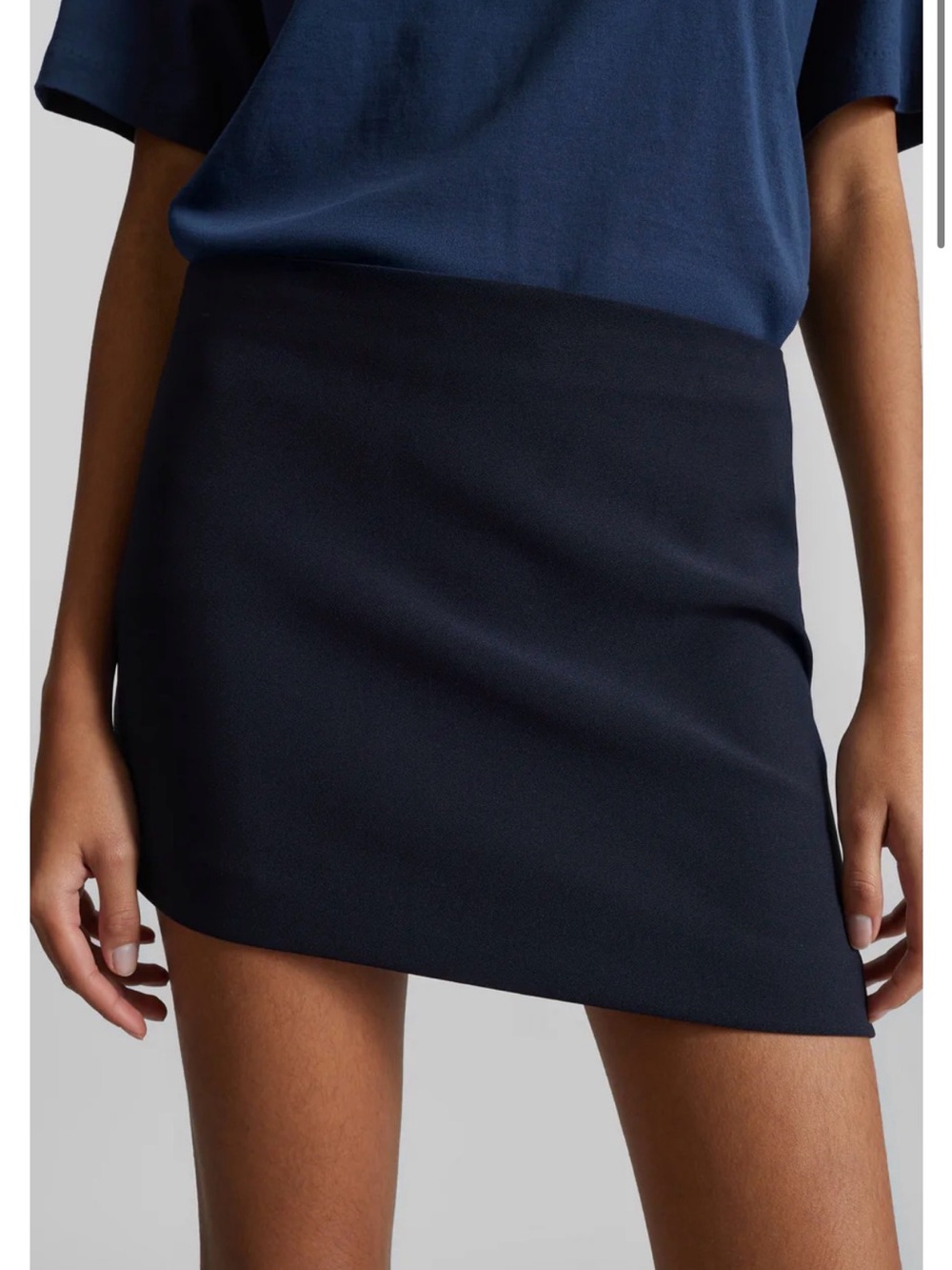 The Frankie Shop Black Mini Skirt - Clean Straight Silhouette